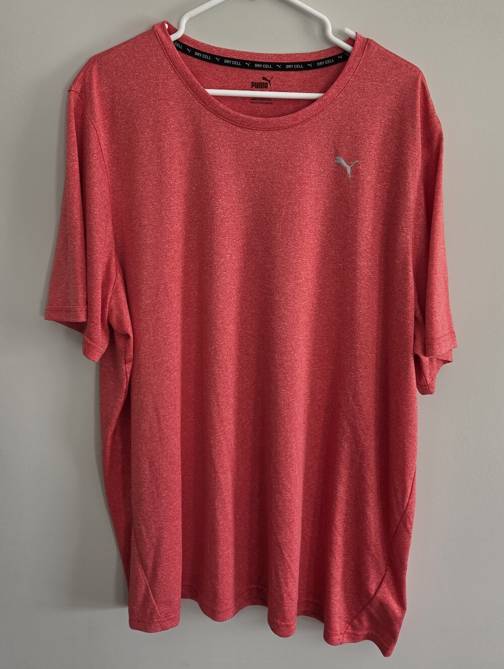 Puma Men’s Red Short-Sleeve Athletic Tee. Size XXL. #SW
